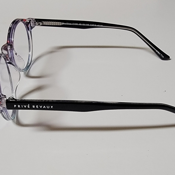 PRIVE Revaux NWOT Round Glasses with Patterned Frame - Picture 4 of 7